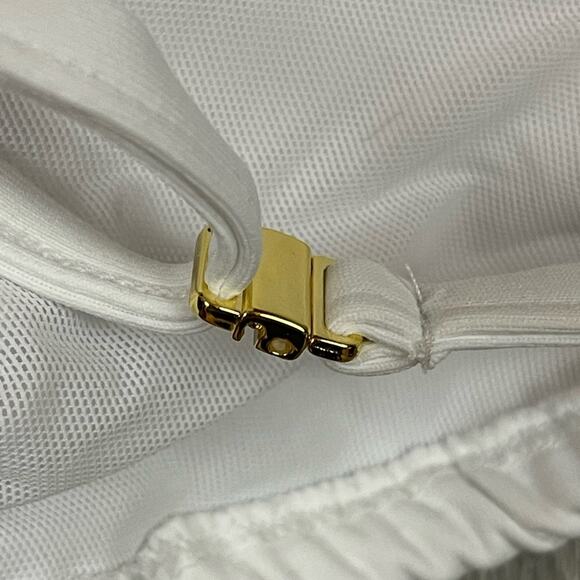 Andie Swim The Tropez String Bikini Top in White‎ Size M NWT - Picture 6 of 9